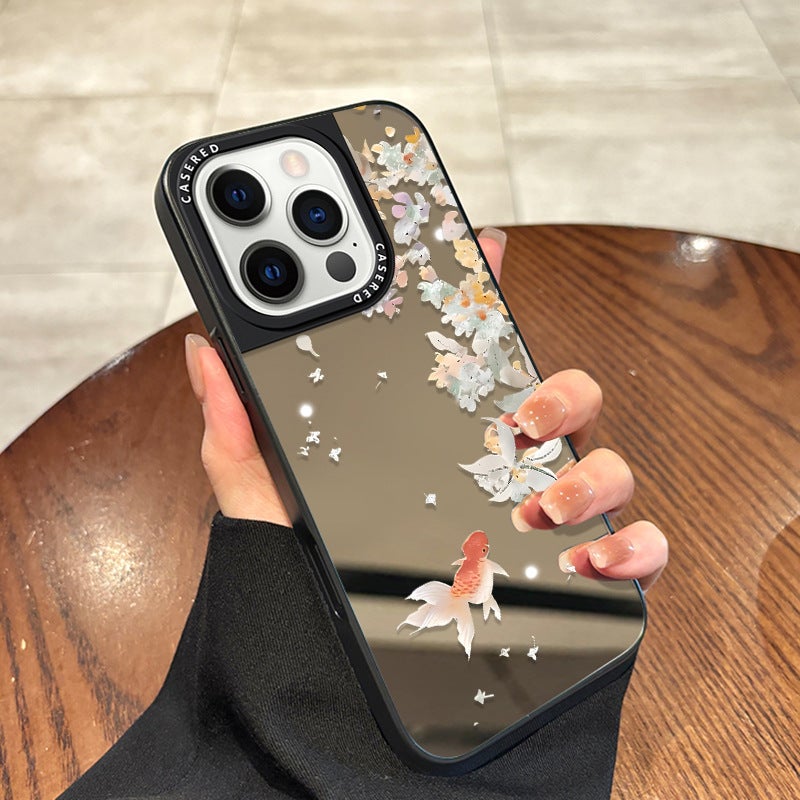 Personalized Koi Suitable for Apple 16Pro Mobile Phone Case 14 New Iphone15Promax Cartoon 13 Stylish 17 - Image 1