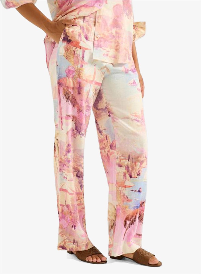 forever new Miley Floral Wide Leg Pants - Image 3
