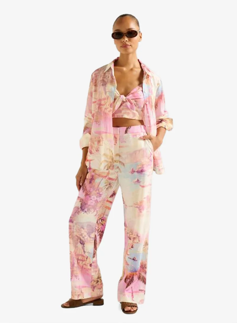 forever new Miley Floral Wide Leg Pants