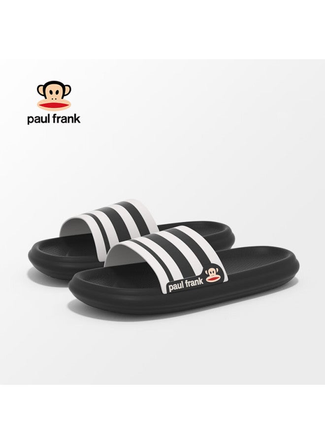 Paul Frank Slippers, Men's Indoor Home Shoes, Summer Couple Sandals, Women's, Black, Size 36-37