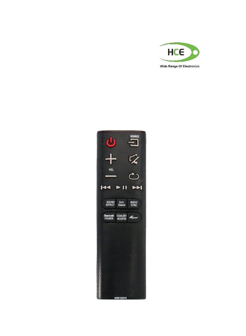 New  Replacement Remote Control fit for Samsung Curved Soundbar HW-H7500 HW-H7501 HW-H7500/ZN HW-H7501/ZN HWH7500 HWH7501 HWH7500/ZN HWH7501/ZN black
