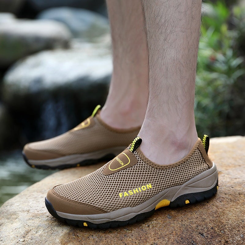 2023 Outdoor Independent Station Travel New Plus Size Men'S Cloth Shoes - Image 1
