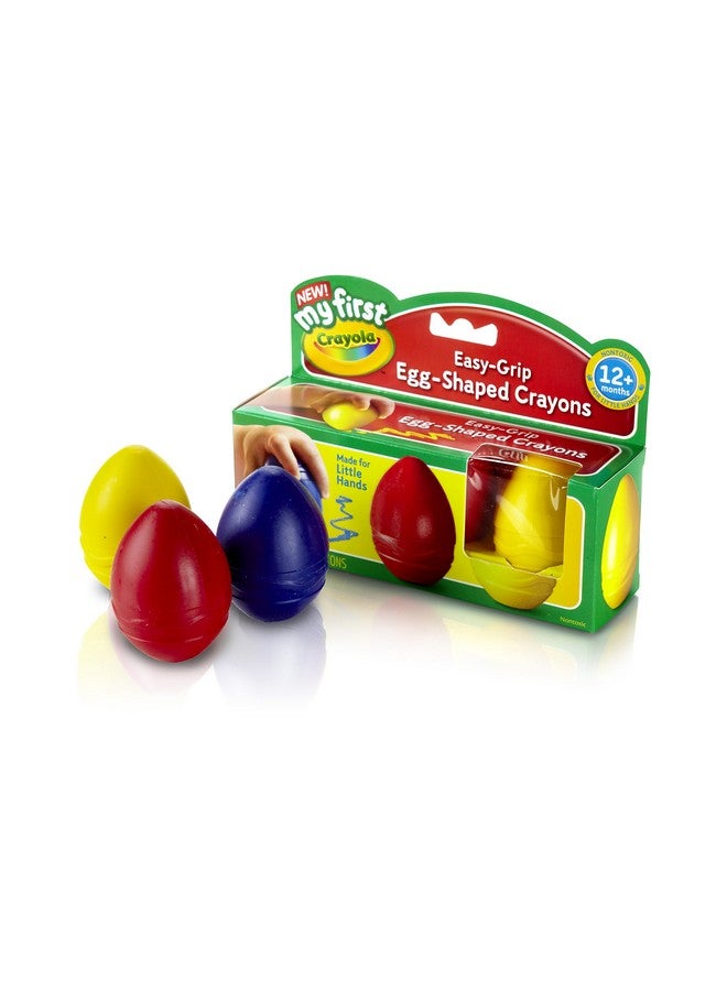 Crayola CRAYOLA Mfc 3 Count Palm Grip Crayons, Multicolor  - Image 1