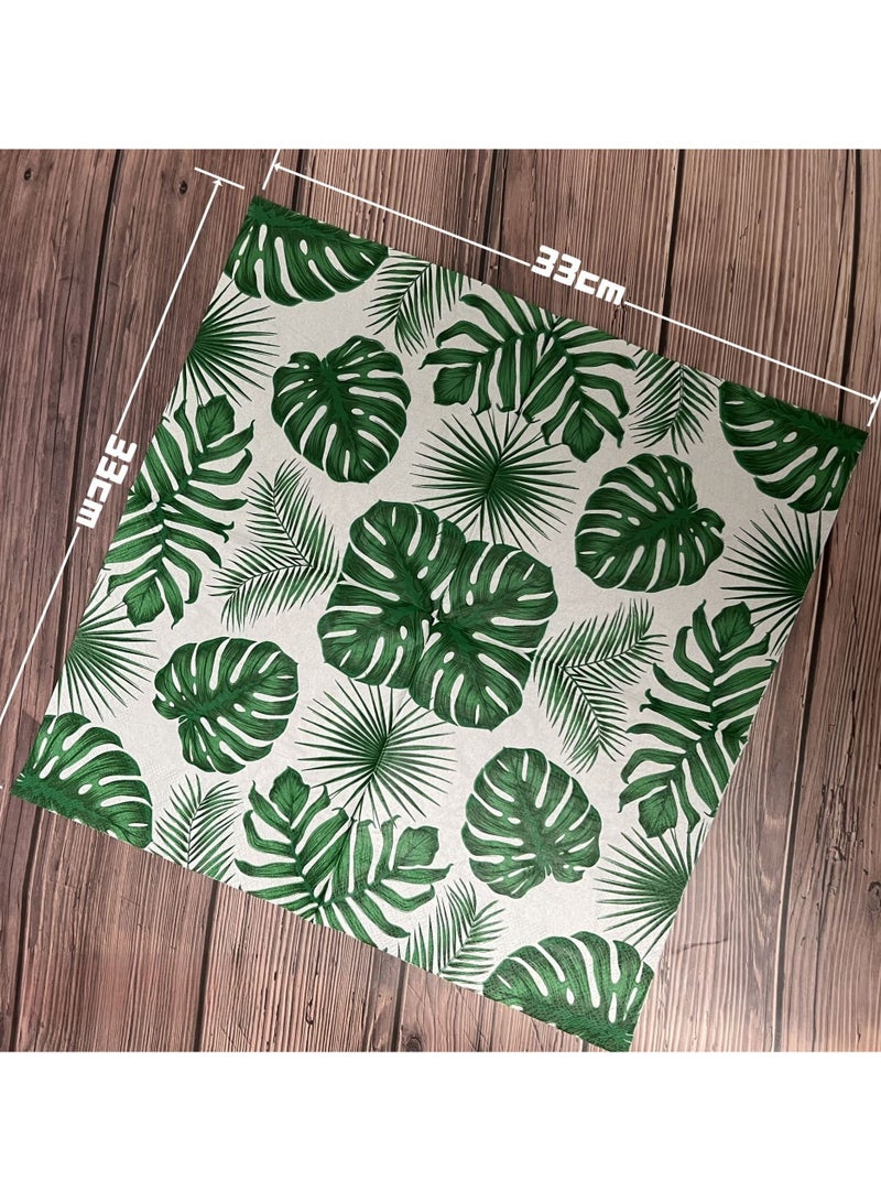 100pcs Color Napkins Decor Printing Napkin Printed Napkins Wedding Napkin Wedding Decoration Tea Party Decorations Disposable Tissue - Image 4