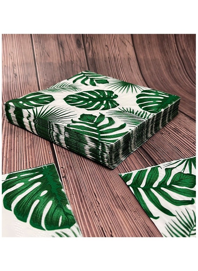 100pcs Color Napkins Decor Printing Napkin Printed Napkins Wedding Napkin Wedding Decoration Tea Party Decorations Disposable Tissue - Image 3