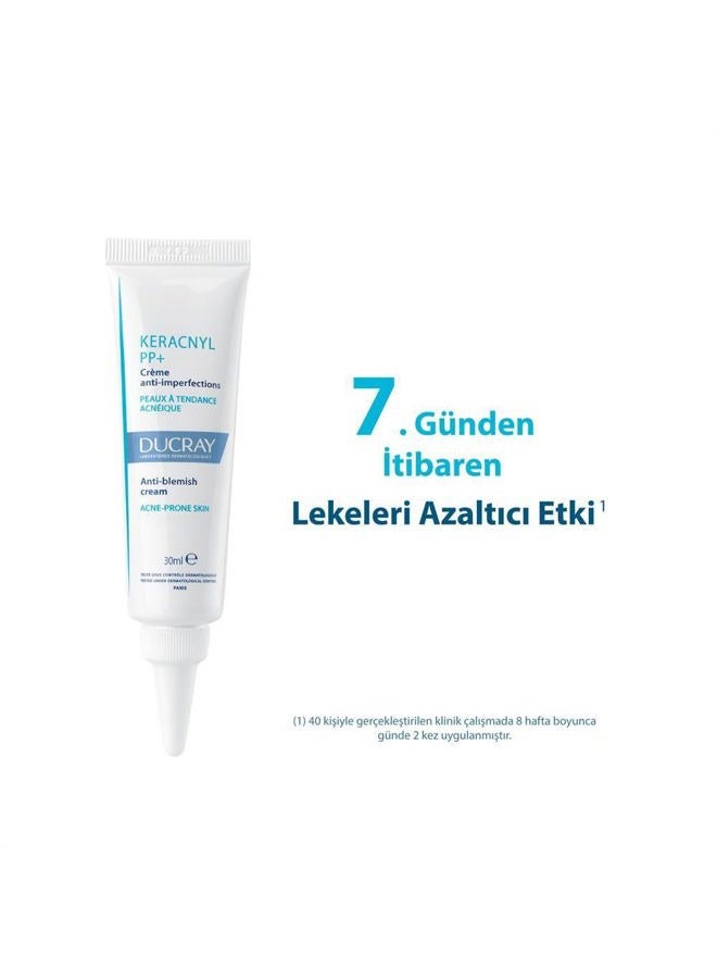 DUCRAY Keracnyl PP+ Creme Anti- Imperfections 30 ml- Anti-blemish cream for acne-prone skins - Image 5