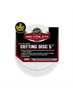 DMC5 DA 5" Microfiber Cutting Discs - Paint Correction with Professional Results - Remove Scratches, Swirl Marks, and Other Moderate Defects - 2 Pack