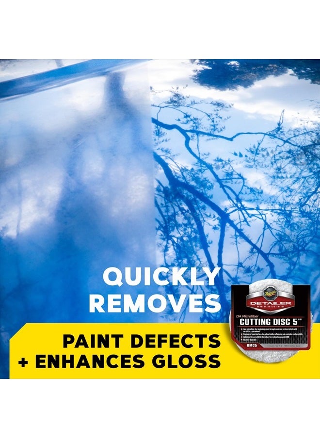 Meguiars - DMC5 DA 5" Microfiber Cutting Discs - Paint Correction with Professional Results - Remove Scratches, Swirl Marks, and Other Moderate Defects - 2 Pack - Image 1