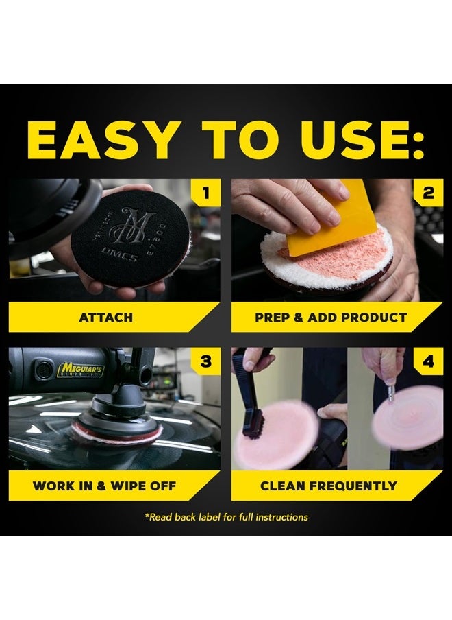 Meguiars - DMC5 DA 5" Microfiber Cutting Discs - Paint Correction with Professional Results - Remove Scratches, Swirl Marks, and Other Moderate Defects - 2 Pack - Image 1