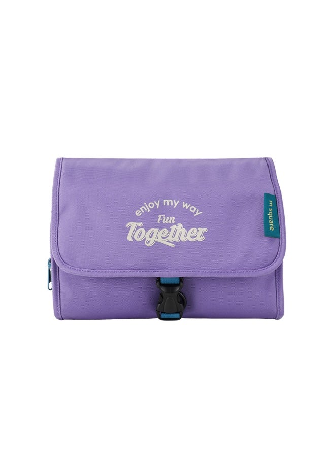 M Square M Square Travel Toiletry Bag, Portable Storage Bag, Large Capacity Makeup Bag, Travel And Business Trip Toiletry Bag, Detachable And Wall-mountable  - Image 4