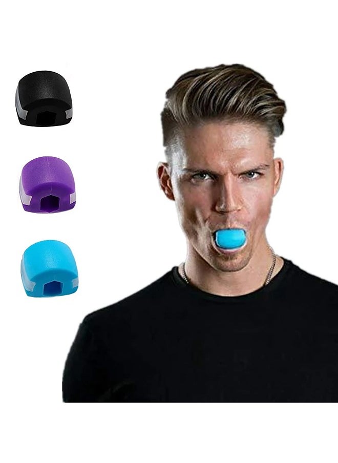 Peachjoy 3Pack Exerciser, Facial Silicone Jawline Exerciser, Mouth Neck Facial Exerciser, Jaw Exerciser, helps shape the face and improve the jawline, Neck Shaping Jawline 