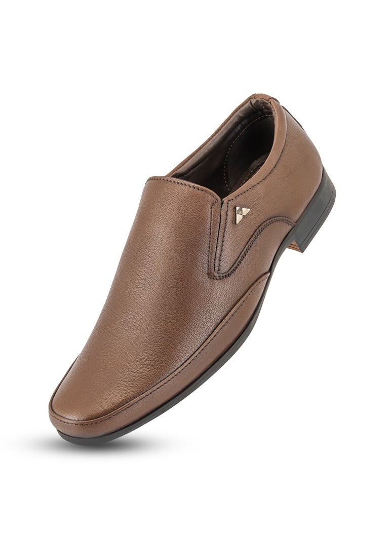 Mens Formal Dress Shoes | Slip-On Shoes | Foscher FF-2307 Brown - pzsku/Z599F87551210CD219D19Z/45/_/1735391705/93d746ed-5952-4bef-9189-952f4b1e1473