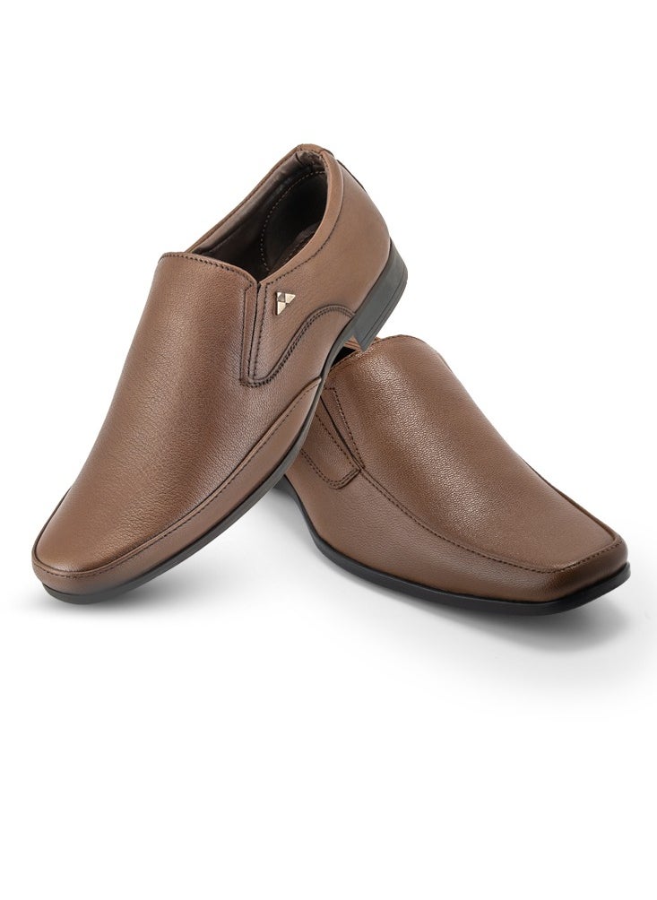 Mens Formal Dress Shoes | Slip-On Shoes | Foscher FF-2307 Brown - pzsku/Z599F87551210CD219D19Z/45/_/1735391716/aa142172-4319-4896-a10f-7c8c3f36c0a3