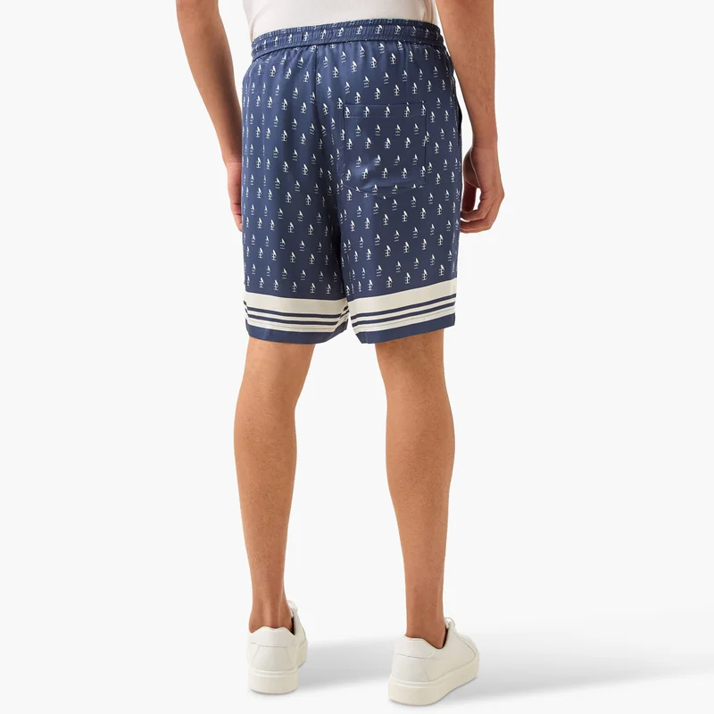 Emperor Emperor Printed Shorts with Flexi Waist and Pockets