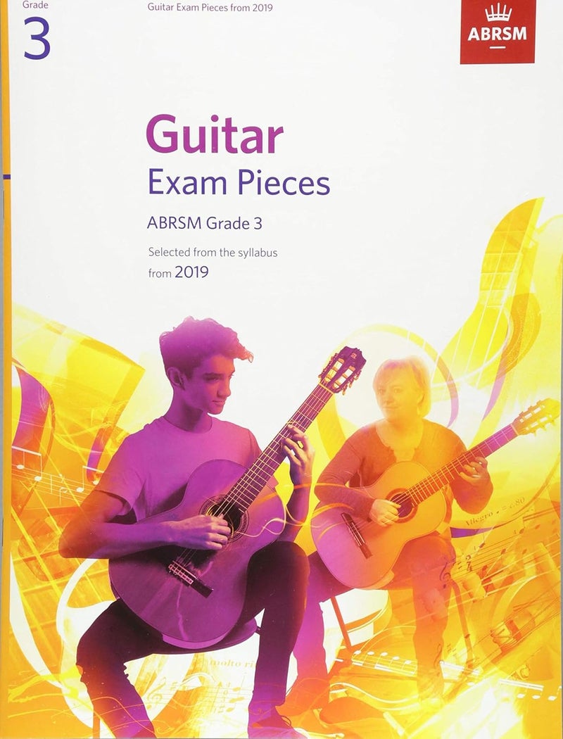 Guitar Exam Pieces from 2019, ABRSM Grade 3: Selected from the syllabus starting 2019