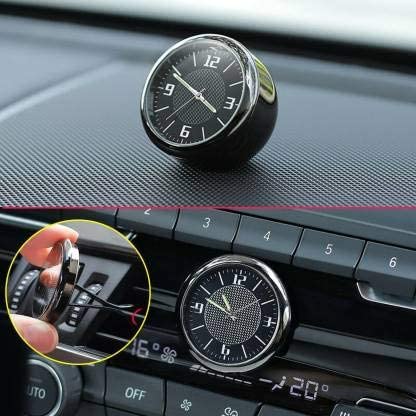 YOURKARTS.COM Stainless Steel Universal Car Dashboard Analog Clock – AC Vent Clip & 3M Tape Included | Stylish Car Decor & Timepiece | car Accessories 2025 AC Vent Analog Clock - Image 1