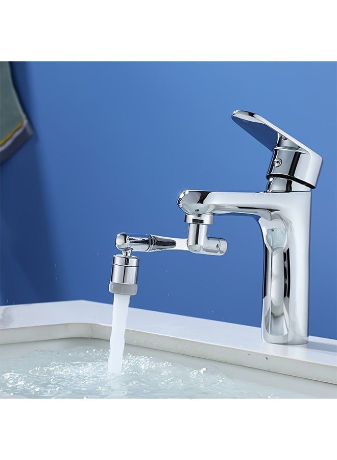 هومستر قابل للدوران 304 ذراع من الفولاذ المقاوم للصدأ فوسيت -محول رأس متعدد الوظائف، مضاد للرش للمرحاض والغسالة - Image 1