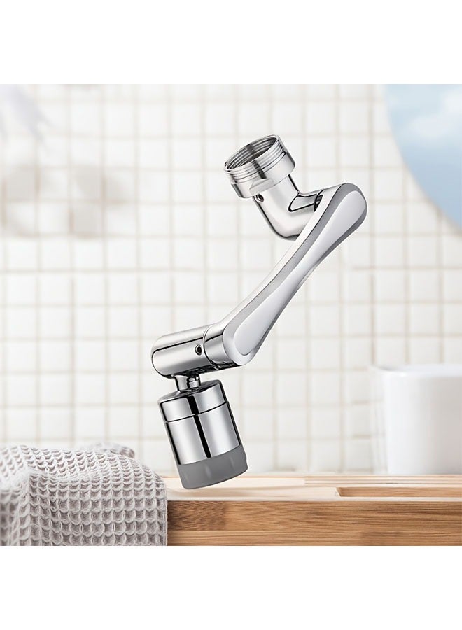 هومستر قابل للدوران 304 ذراع من الفولاذ المقاوم للصدأ فوسيت -محول رأس متعدد الوظائف، مضاد للرش للمرحاض والغسالة - Image 5