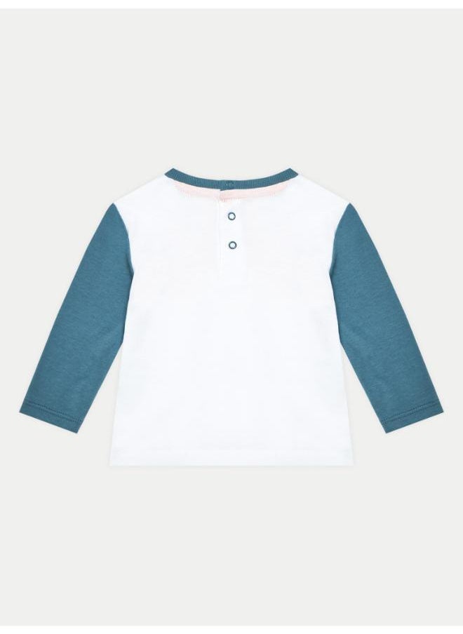 GUESS - Kids Printed T-Shirt & Knit Denim Set - Image 1