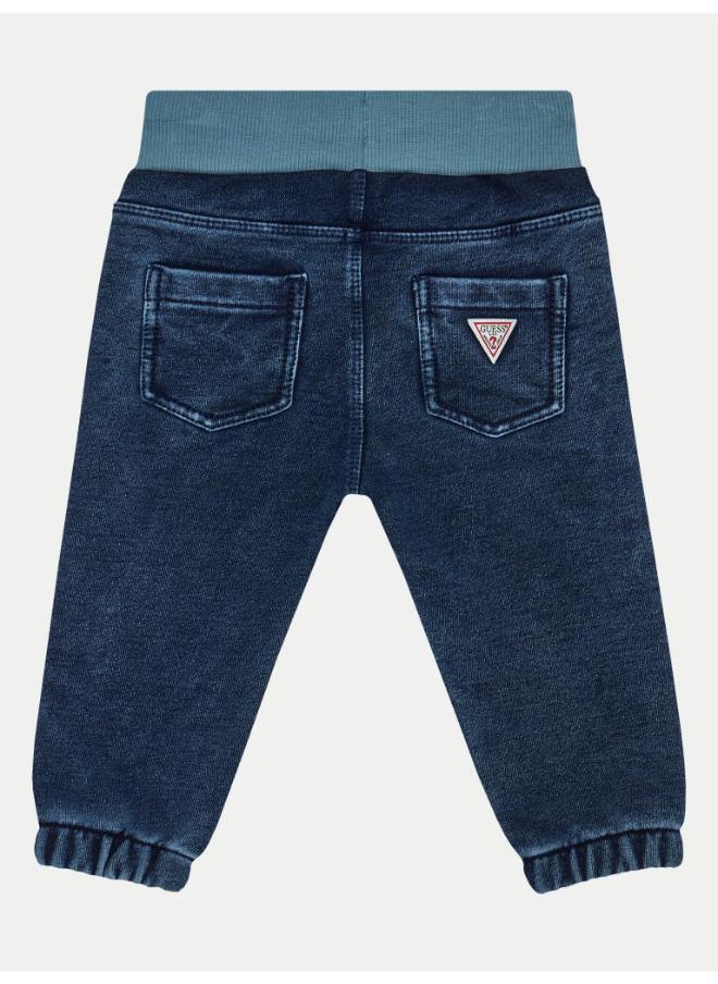 GUESS - Kids Printed T-Shirt & Knit Denim Set - Image 1