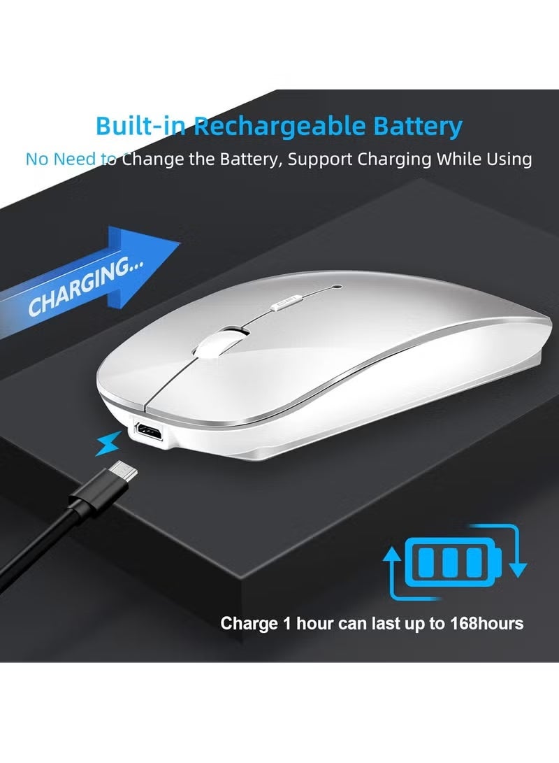 RY R11 Wireless 2.4G, Bluetooth Dual Mode Mouse, 1600 DPI Light weight 40 Grams - Image 1