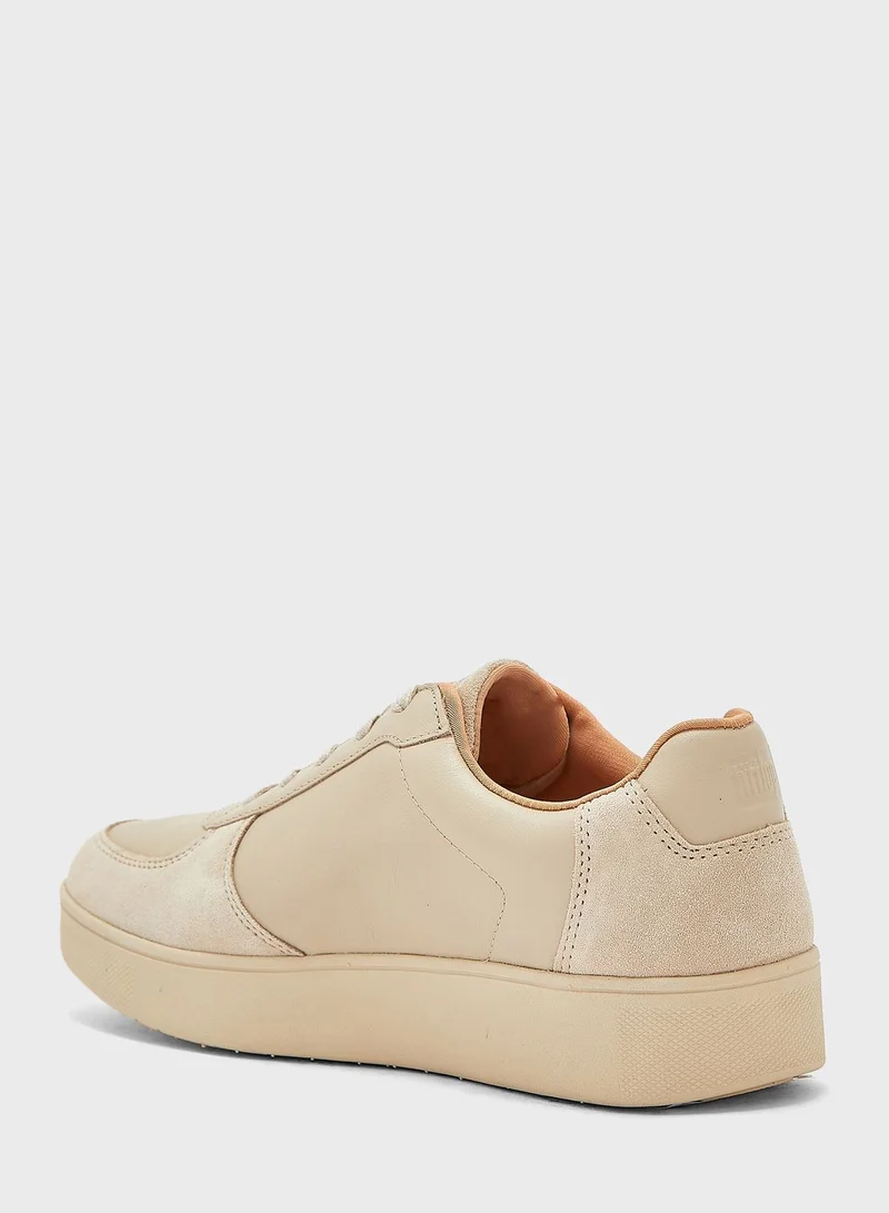 FitFlop Rally Suede Panel Low Top Sneakers