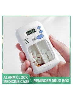 Mini Portable Pill Reminder Alarm Timer Electronic Box Organizer LED Display Alarm Clock