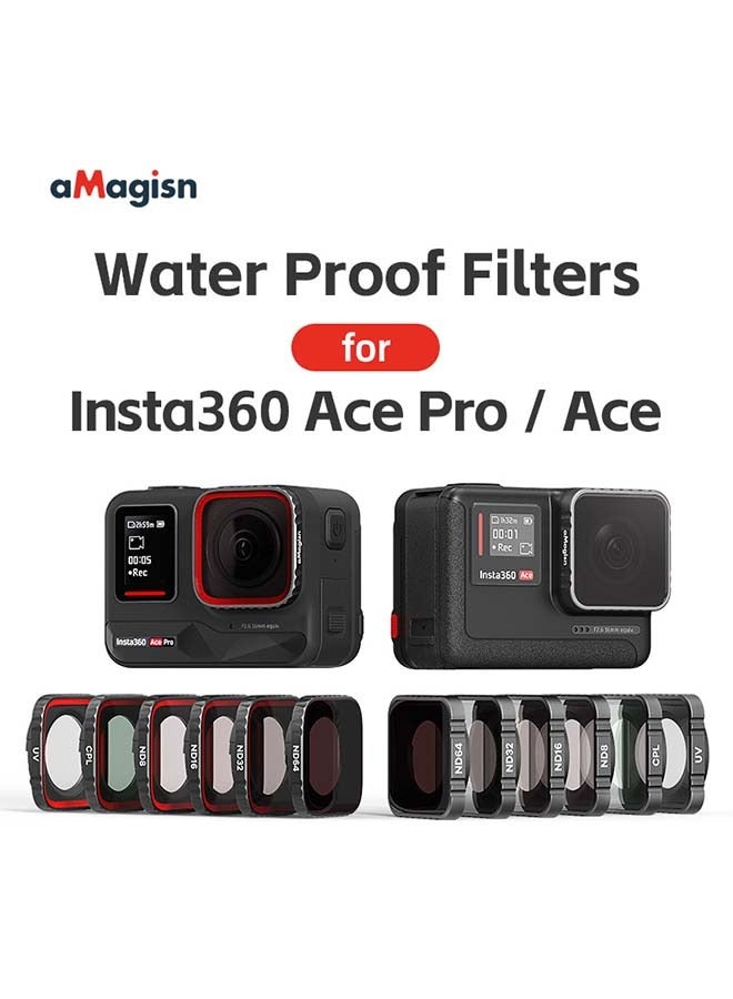 aMagisn aMagisn Premium Waterproof Filters and Protective Lenses for Insta360 Ace Pro - Essential Accessories for Insta360 Ace Pro Action Cameras (AcePro - ND8 + 16 + 32 + 64)  - Image 2