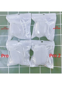 Generic Tpu Transparent Earphone Set Material For Apple Bluetooth Headset Pro2 Generation Airpods Bluetooth Headset Protective Cover-Color:PC Hard Shell + Pearlescent Bag + Lanyard-Applicable Model:Airpods (3rd Generation - With Ear Hooks) 4th Generation  - Image 1