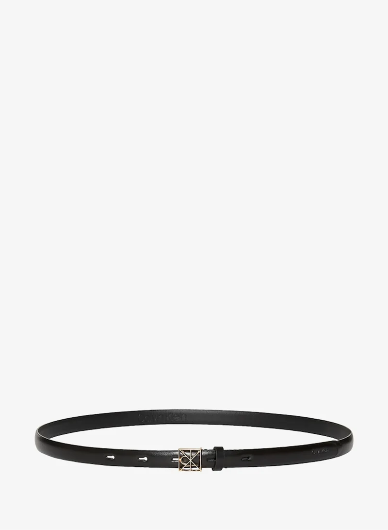 CALVIN KLEIN Logo Hole Allocated Belt