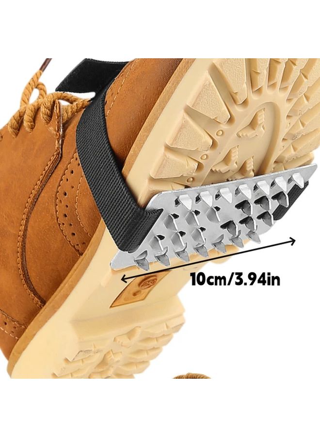 2pcs Adjustable Snow Claw Ice Grips Heavy Duty Corrosion Resistant Metal for Winter - Image 3