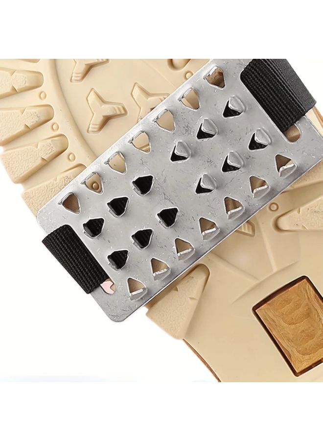 2pcs Adjustable Snow Claw Ice Grips Heavy Duty Corrosion Resistant Metal for Winter - Image 5