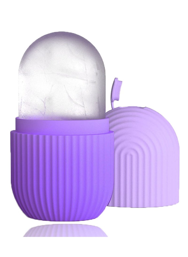 أوريتي بكرة ثلج للوجه، تدليك الوجه التجميلي، بكرة ثلج مكعبة مضيئة للوجه، أدوات للعناية بالبشرة لعلاج تجاعيد العين، تخفيف انتفاخات حب الشباب - Image 1