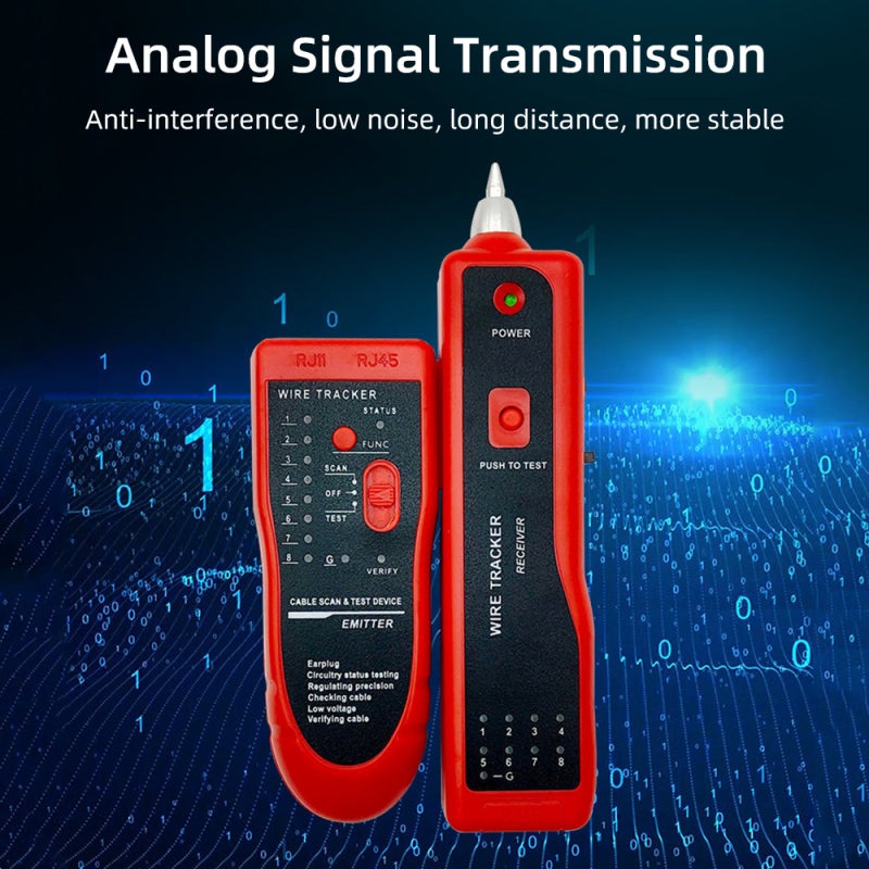 Line Finder: Yellow Cable Tracker - Anti-Interference High Sensitivity Poe Line Finder for Network Line Testing - Image 4