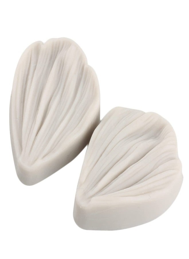 Sijiangmold Gumpaste Flower Silicone Veining Molds Fondant Rose Veined Mold Gum Paste Peony Flower Mold For Cake Decorating Chocolate Candy Cupcake Topper Polymer Clay Set Of 6 - Image 5