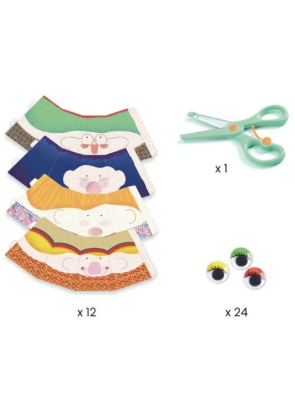 DJECO Cutting Out Snip Snip, Characters