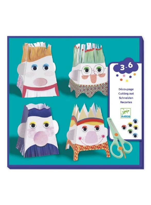 DJECO Cutting Out Snip Snip, Characters
