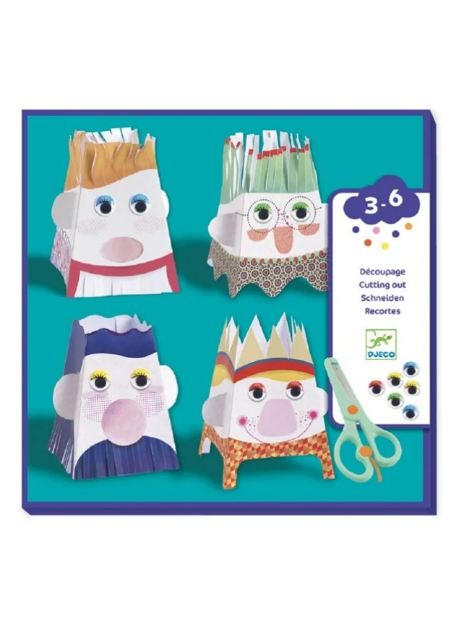 دجيكو Cutting Out Snip Snip, Characters