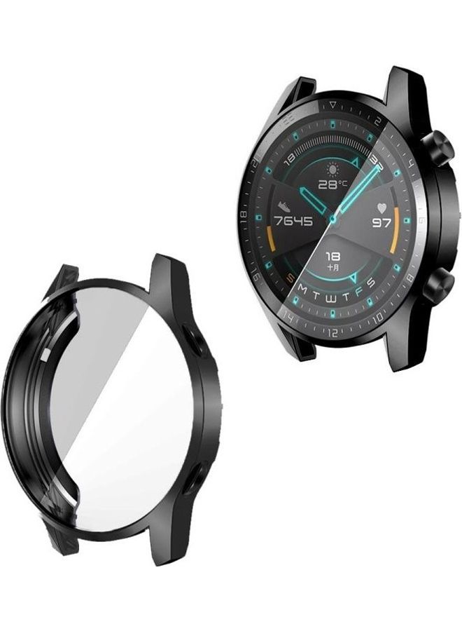NIBEMINENT TPU All Inclusive Watch Case For Huawei GT2 46mm Black - Image 5