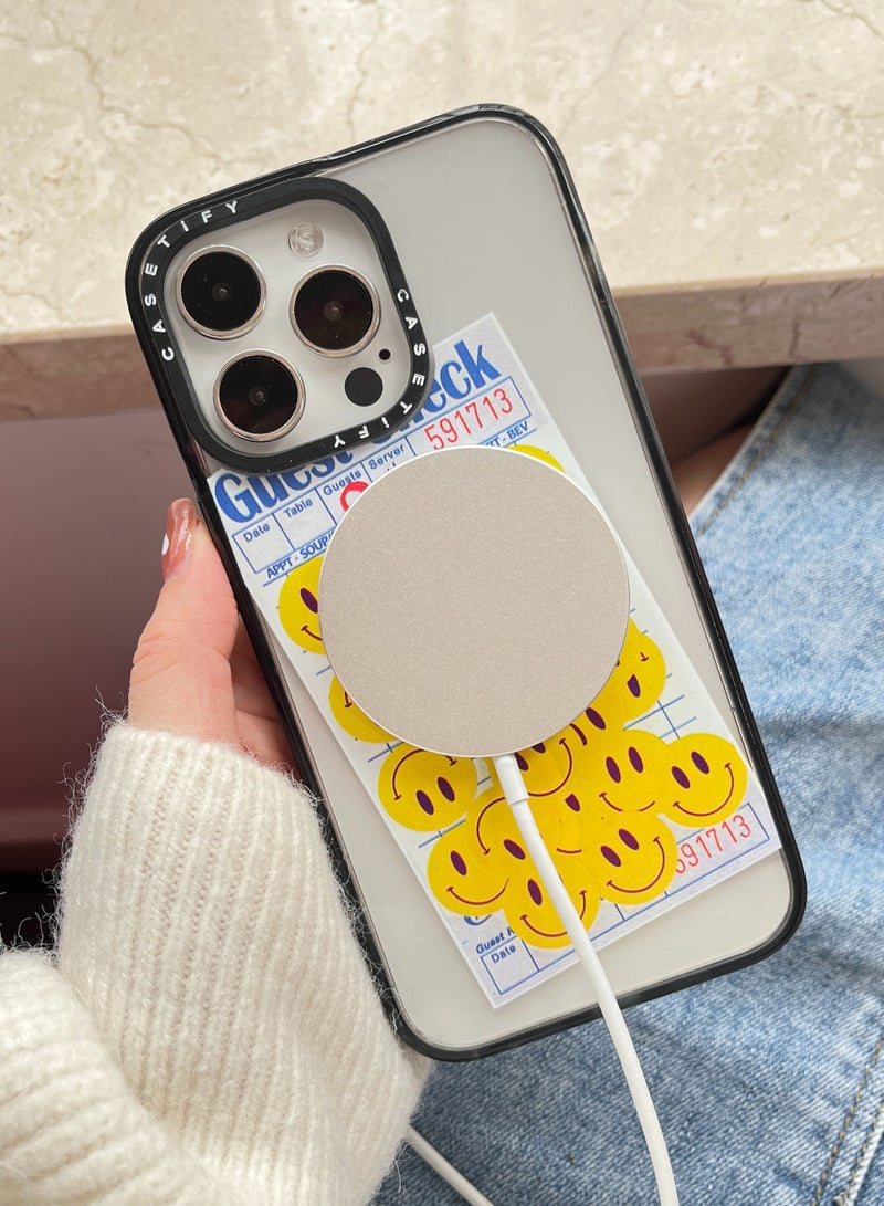 Casetify For iPhone 13 Pro Max Case MagFit Anti-Yellowing Technology Clear Black - Image 3