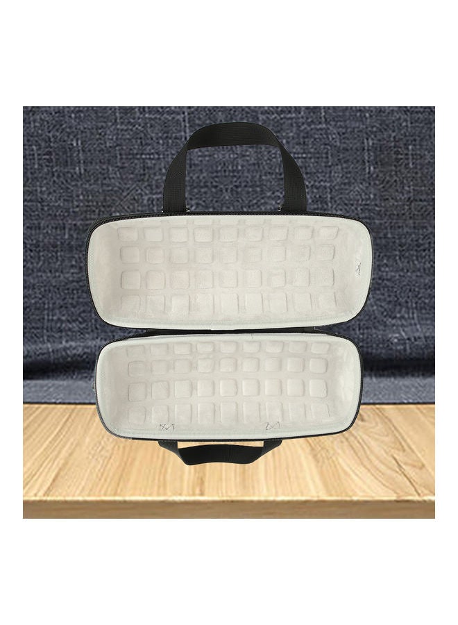 NIBEMINENT Bluetooth Speaker Carrying Protective Case White/Black  - Image 4