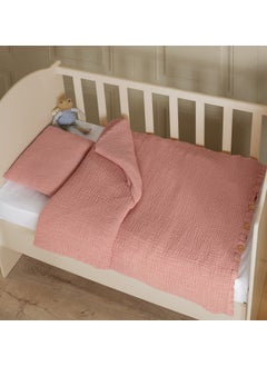Destiny Hometex 100% Cotton 4 Layer Muslin Baby Duvet Cover Set (Without Sheet)  - Image 3