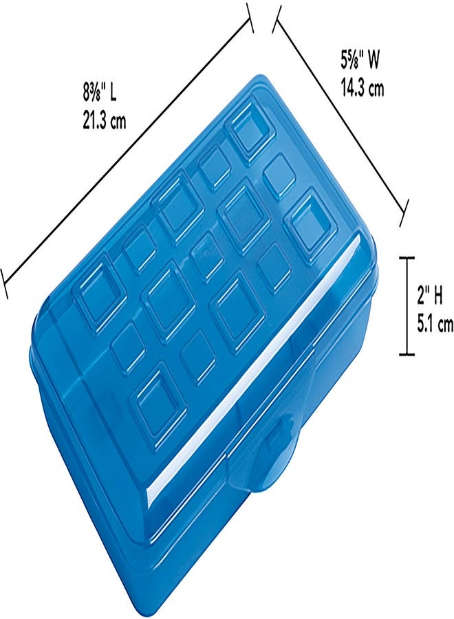 Sterilite Pencil Box with Splash Tint Lid (17224812),Multicolor - Image 3