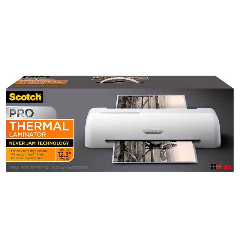 Scotch Brand PRO Thermal Laminator, 12.3-Inch, 1-Minute Warm-up, Fast Lamination, Never Jam Technology, 4-Roller Machine (TL1306) - Image 4