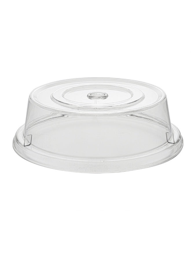 Restaurantware أغطية أطباق بولي كربونات من كاتر تيك بحجم 9.4 بوصة، 10 أغطية أطباق مقاومة للكسر - قابلة للغسل في غسالة الصحون، لأطباق بحجم 9 بوصة، أغطية بلاستيكية شفافة، تصميم ثقب الأصابع، تتحمل حتى 210 فهرنهايت - Image 1