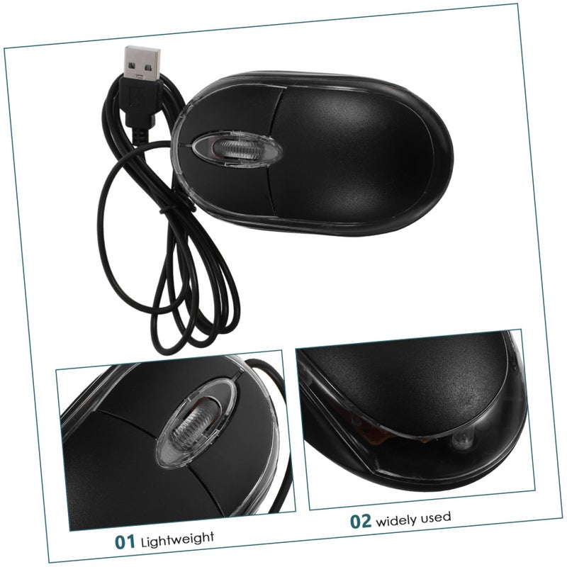 Ergonomic USB Optical Mouse with Adjustable DPI for Desktop and Laptop Computer - Image 4