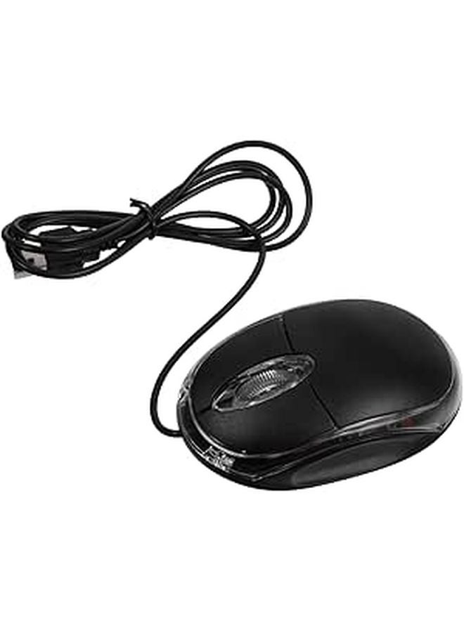 Ergonomic USB Optical Mouse with Adjustable DPI for Desktop and Laptop Computer - Image 1