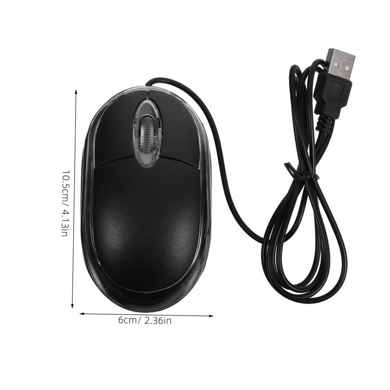 Ergonomic USB Optical Mouse with Adjustable DPI for Desktop and Laptop Computer - Image 3