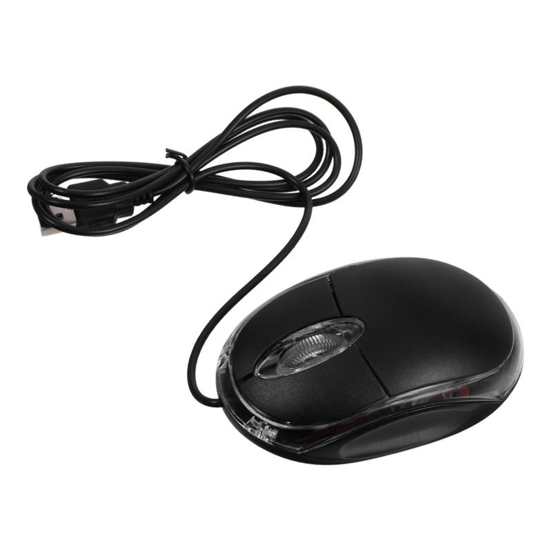 Ergonomic USB Optical Mouse with Adjustable DPI for Desktop and Laptop Computer - Image 2