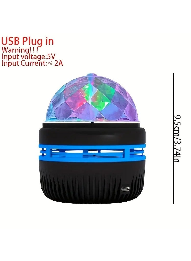 QUALITY - USB-Powered LED Projector Lamp, Decorative Ambient Room Lighting, Nightlight with Colorful Projection, for Party, Restaurant, Halloween, Christmas - Tabletop Projector Light with No Battery Included - Image 1